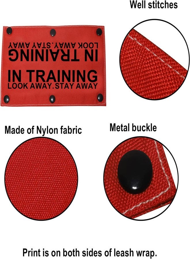 BLUPARK Service Dog Leash Sleeve in Training Look Away Stay Away Dog Leash Wrap Sleeve (Look Away Stay Away-Sleeve) - Image 5