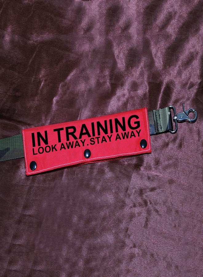 BLUPARK Service Dog Leash Sleeve in Training Look Away Stay Away Dog Leash Wrap Sleeve (Look Away Stay Away-Sleeve) - Image 3