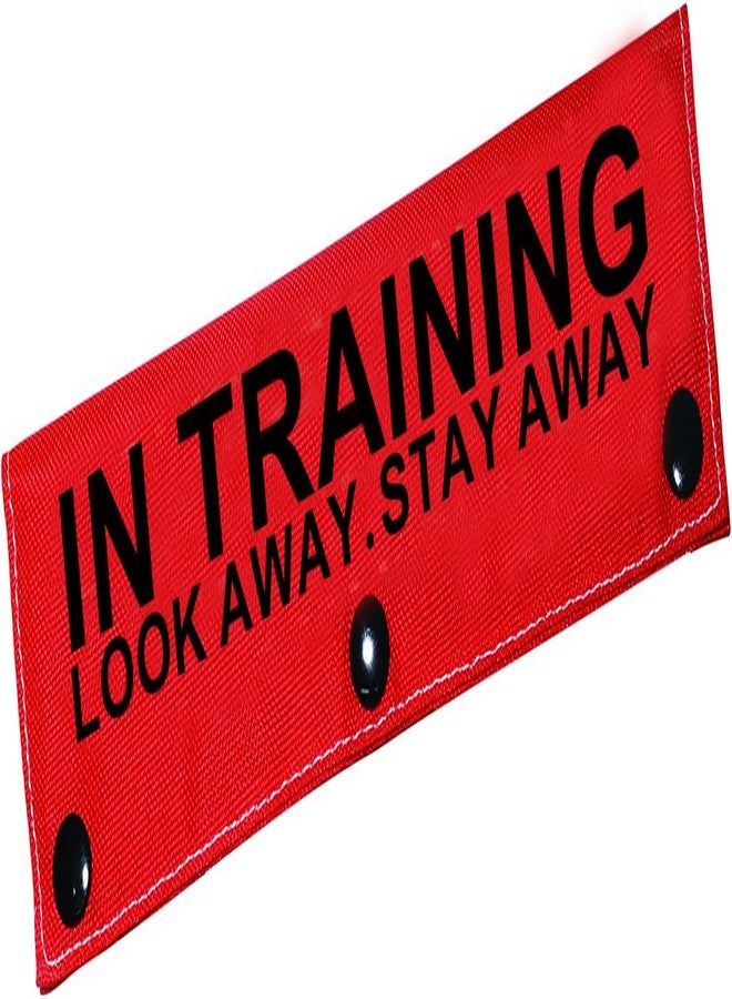 BLUPARK Service Dog Leash Sleeve in Training Look Away Stay Away Dog Leash Wrap Sleeve (Look Away Stay Away-Sleeve) - Image 1