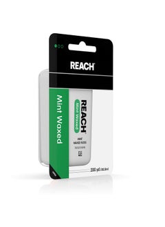 REACH Dental Floss, Waxed, Mint, 200 Yard (Pack Of 5)  - Image 2