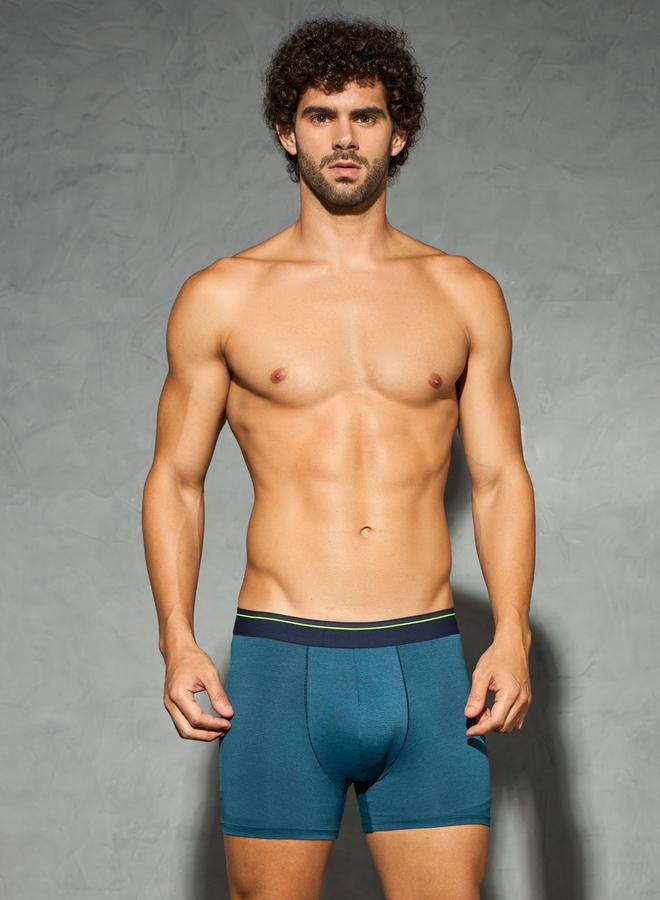 تكنوسبورت عبوة 3 - بوكسرات سادة مطاطية بأربعة اتجاهات - Image 2