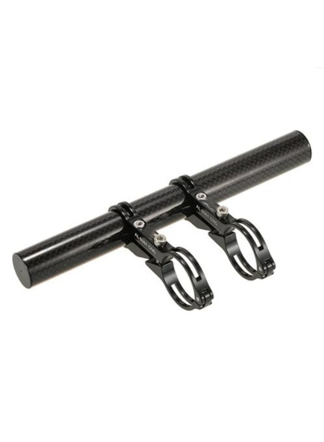 1PCS Multi-functional Cycling Road Bike Mountain MTB Bicycle Handlebar Extender Double Mount Extensions Carbon Fiber Holder 22.2mm Bar Computer Clips Bracket 31.8mm Set - Image 1