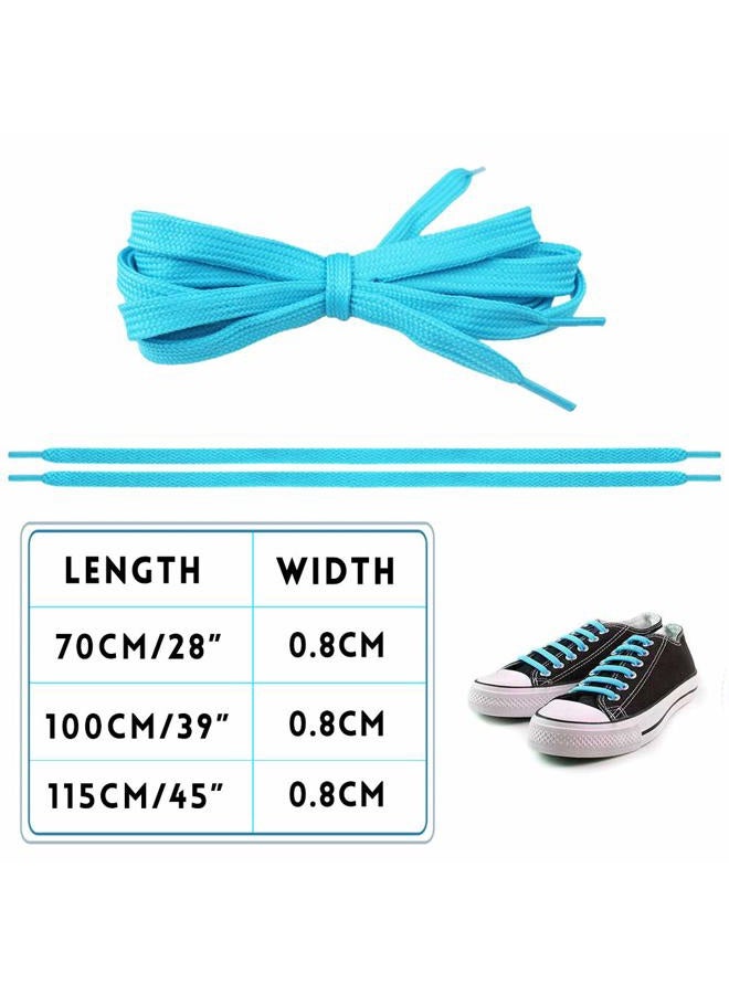ISusser 15 Pairs 45" Flat Coloured Athletic Shoe Laces for Sneakers Skate Shoes Boots and Sport Shoes, Multicolored, Medium - Image 4