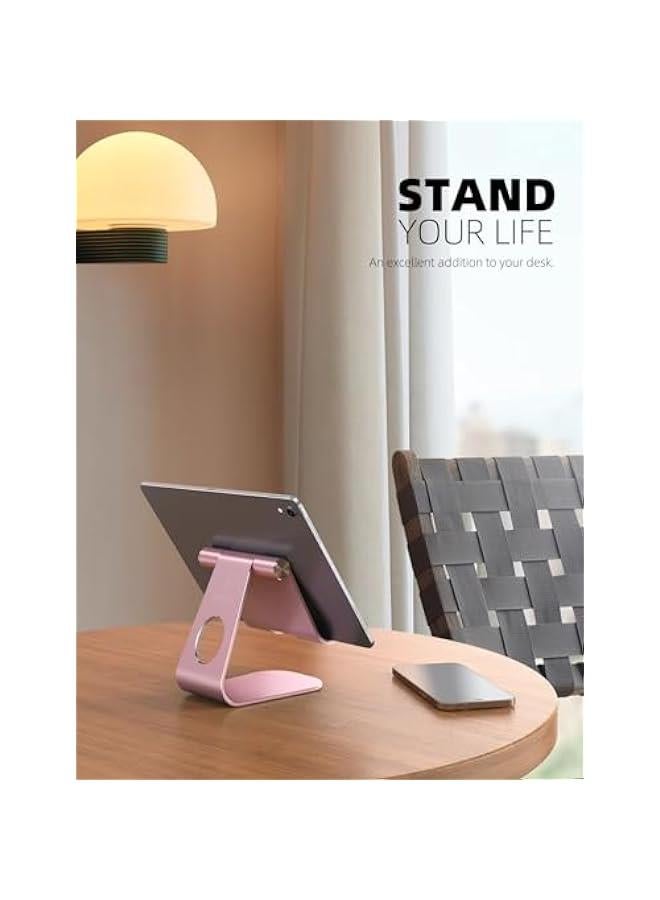 Arabest Adjustable Tablet Stand Compatible with iPad, Kindle, Nexus, and More - Rose Gold Stand for Tablets and E-Readers (4-13 inches) - Image 2