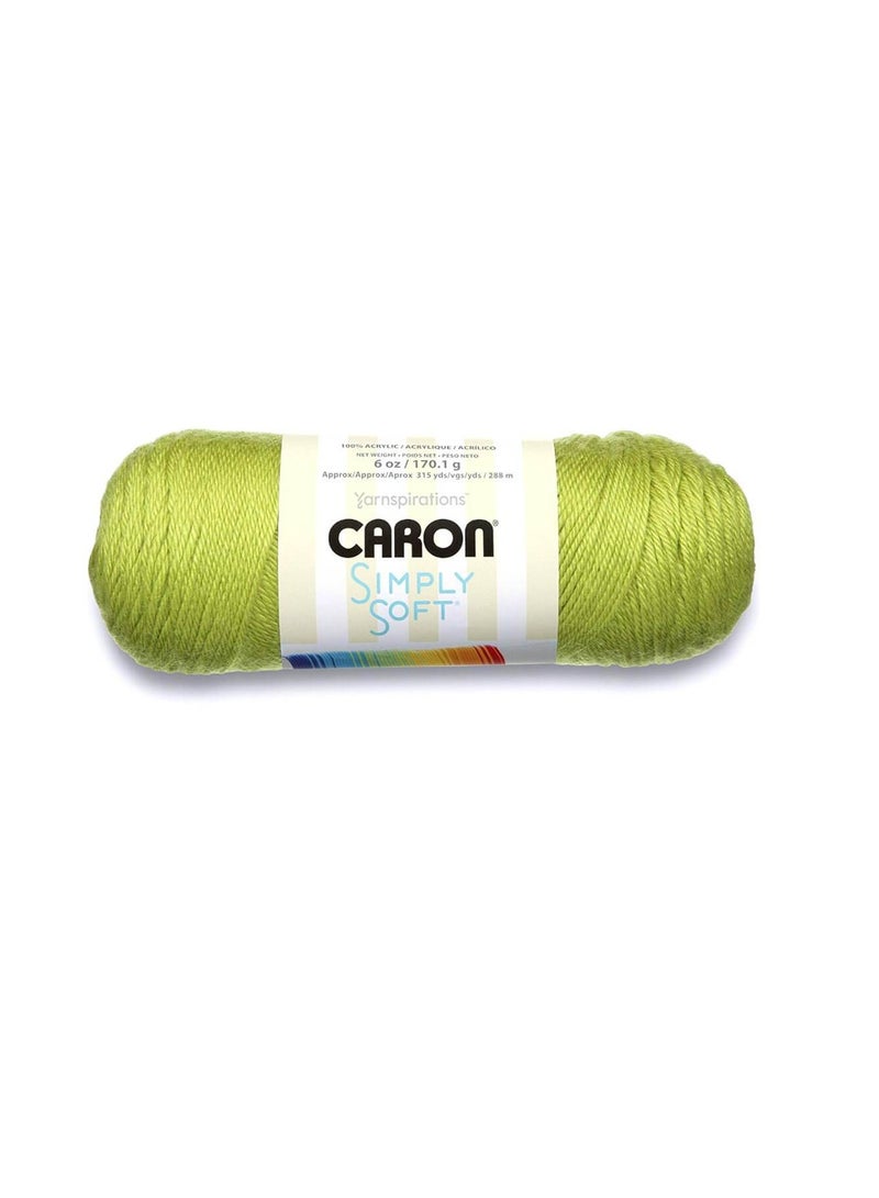 Caron Simply Soft Solids Yarn Chartreuse - Image 1