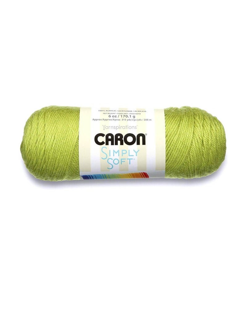 Caron Simply Soft Solids Yarn Chartreuse - Image 3