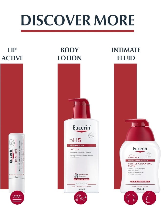 Eucerin Ph5 Shower Oil Daily Body Cleanser With Natural Caring Oil, Intensive Nourishing Effect, For Dry Sensitive Skin & Suitable For Allergy-Prone Skin, 400Ml - Image 5