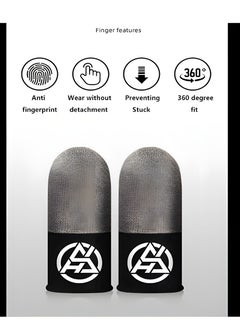 Vergali 4 Pair Mobile Game Touch Screen Finger Sleeve Super Highly Sensitive Feelers Smooth Operation Sweat Absorbing Odorless Breathable Seamless Finger Sleeve For Pubg And Much Other Games Play  - Image 4