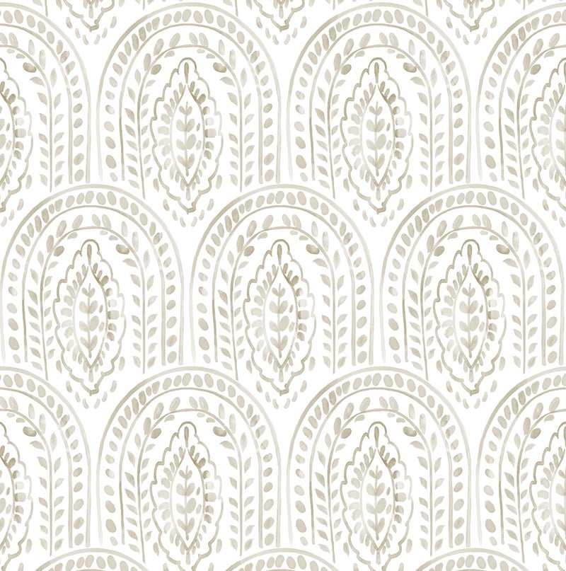 EeeComing Peel and Stick Wallpaper Boho Modern Wall Paper Peel and Stick Removable Contact Paper Self Adhesive Wallpapers for Bedroom and Bathroom Wallpaper Cabinet Shelf Liner Vinyl 118.1 "x17.3 - Image 1