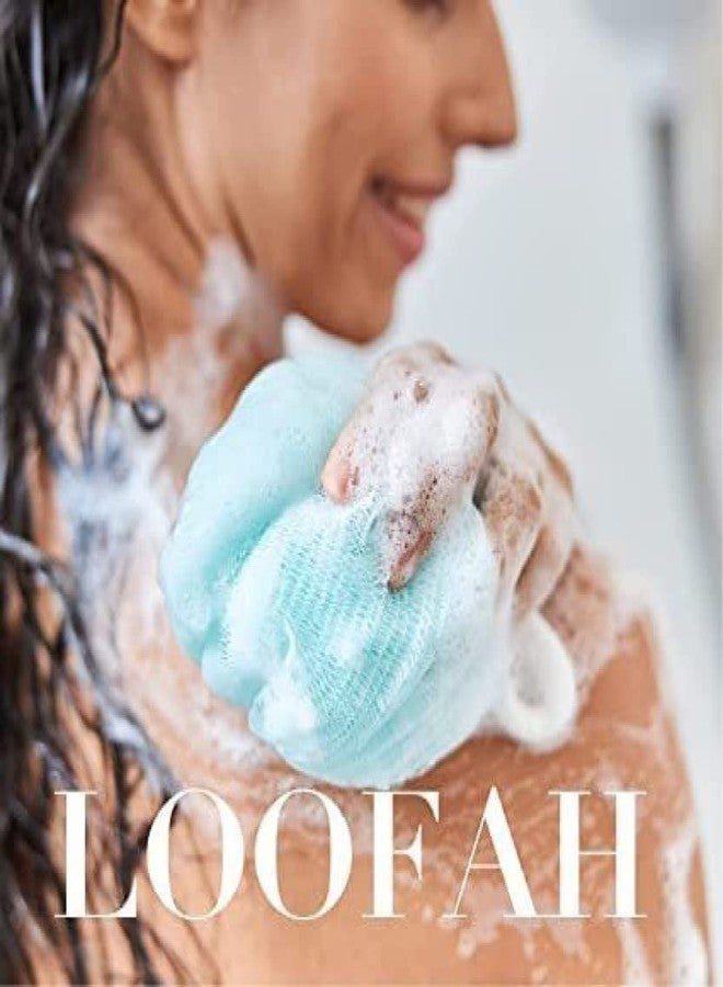 Yedowxe Loofah Soft Skin Body Bath Sponge Scrubber With Multiple Layers In Multicolor Pack of 2 - Image 3