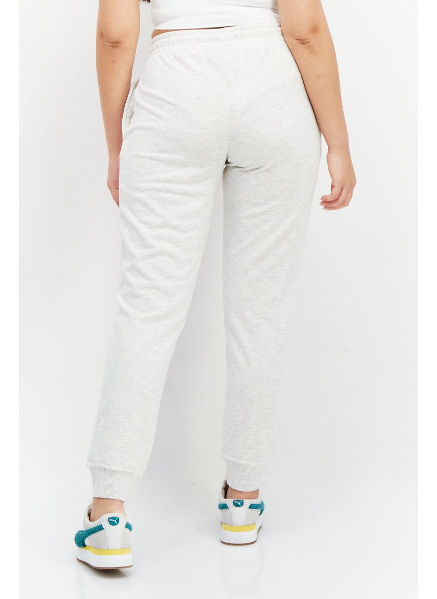 Marilyn Monroe - Women Regular Fit Graphic Print Drawstring Jogger Pants, Light Grey - Image 1