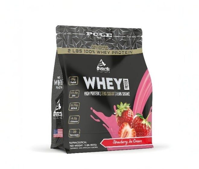 التغذية القطب POLE NUTRITION بروتين مصل الحليب بنسبة 100٪، 2 باوند - Image 1