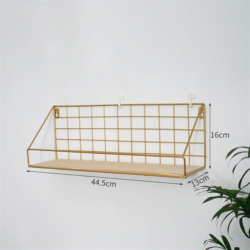 Wall Decorations for Living Room Wall Decoration Accessories, Living Room and Dining Room Background Wall Shelf, Creative Wall Hanging Decoration Wall Decorations(White,L) - Image 2