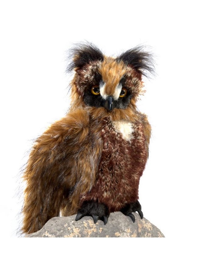 Folkmanis Great Horned Owl Hand Puppet - Image 1