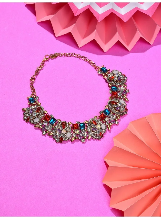 SOHI Evening Artificial Necklace Jewellery