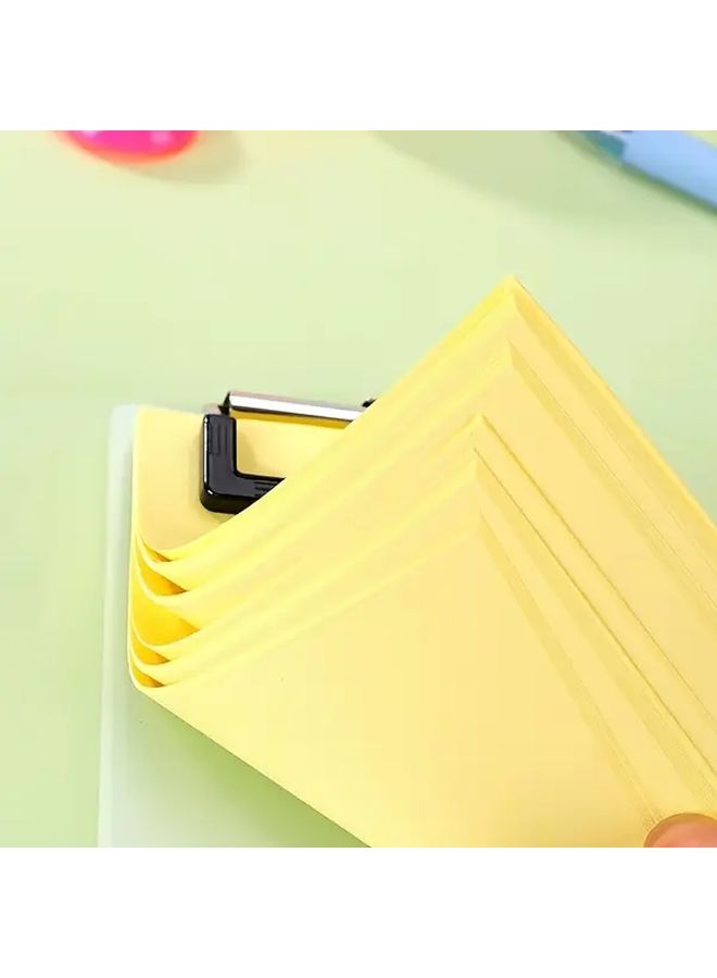 White Mini Clipboard Notepad 50 Sheets 4 7In Set for Nurses Students Office Workers - Image 5