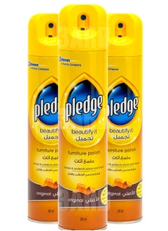 Pledge Furniture Polish Original 3 Pack 900 ML Multi Scents - pzsku/ZB624EF59AFEFED801F6DZ/45/_/1739968577/56871bf8-e07d-42ad-9bf5-5f42fda9d2b3