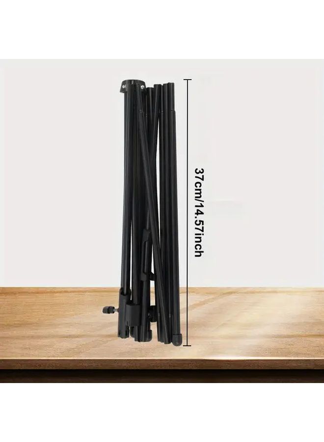 Adjustable Folding Tripod Easel With Black Buckle Metal Sketch Display Stand Portable Collapsible Art Artist Poster Wedding Floor Display - Image 3