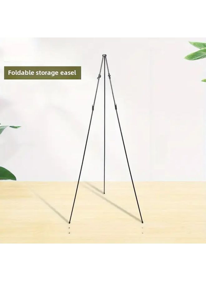 Adjustable Folding Tripod Easel With Black Buckle Metal Sketch Display Stand Portable Collapsible Art Artist Poster Wedding Floor Display - Image 4
