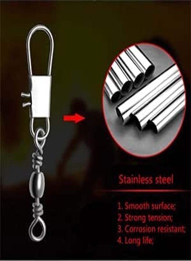 AUF Fishing Rolling Swivel with Interlock Snap #3 (10pcs) - Image 2