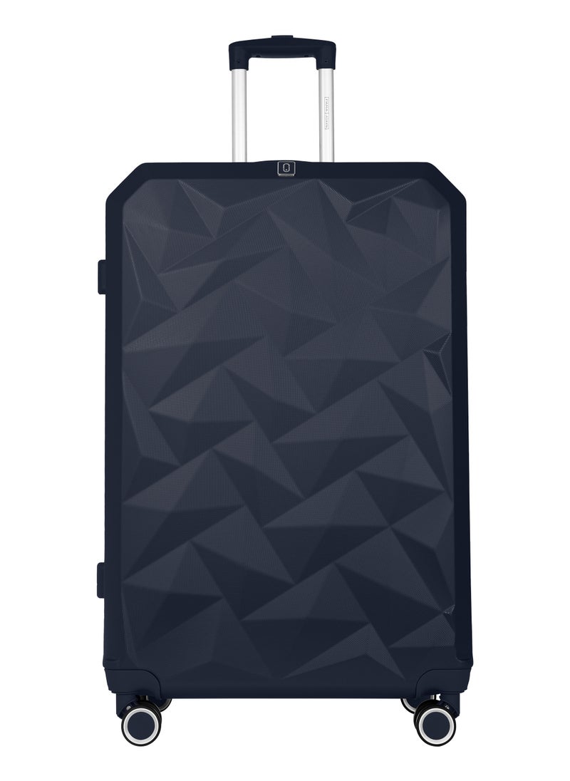 PARAJOHN Crystaline ABS Luggage Trolley Set-3 Pcs-NAVY  - Image 2