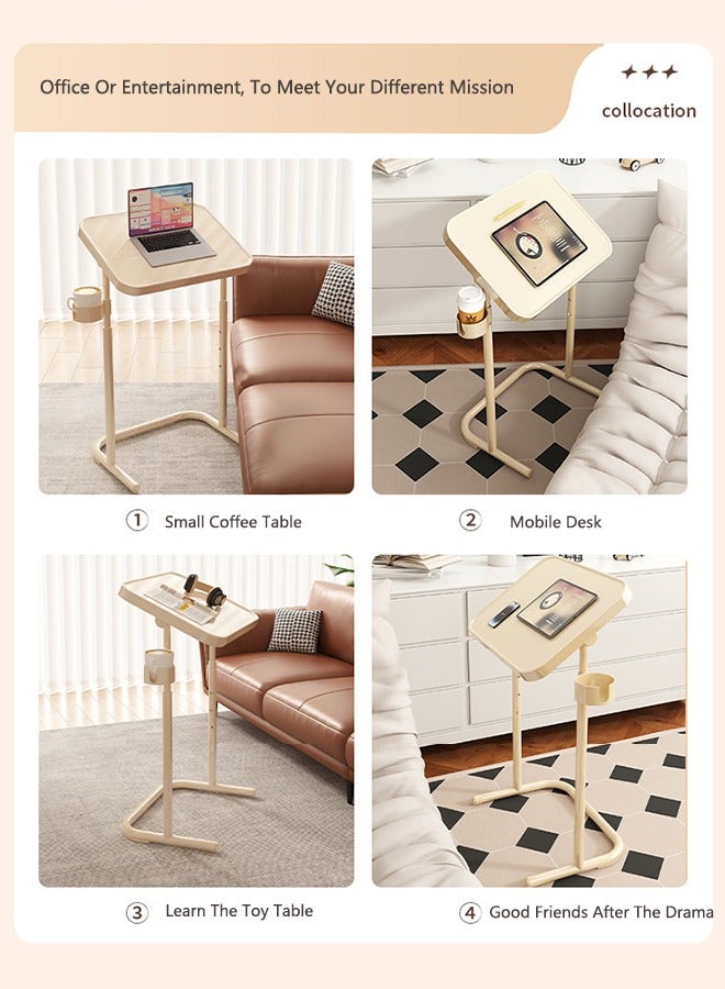 OASIS DESERT Magnetic Adjustable Computer Festival Notebook Table Wrought Iron Lifting Table Folding Table Students Write And Read Books Bjorghosen  - Image 4
