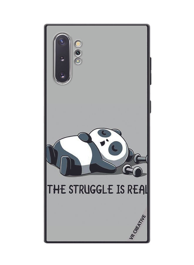 VR CREATIVE Protective Case Cover For Samsung Galaxy Note10 Plus 5G Struggle Is Real Design Multicolour - Image 1