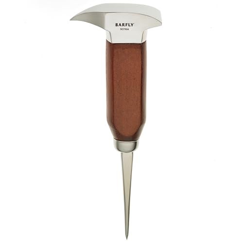 Barfly Anvil Ice Pick, Stainless/Wood - Image 1
