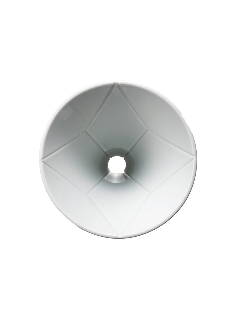 هاريو موجن V60 كوب واحد من السيراميك للتقطير 02، أبيض - Image 2