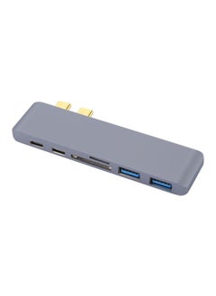 نيبمينينت موزع 6 في 1 متعدد الوظائف بمنفذ USB Type-C رمادي  - Image 1