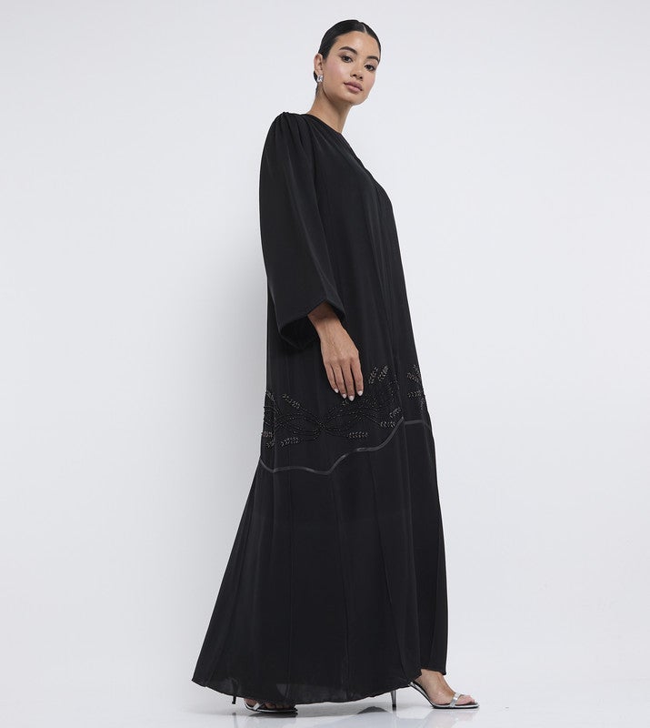 ROZA Stylish Hand Work Abaya - Image 2