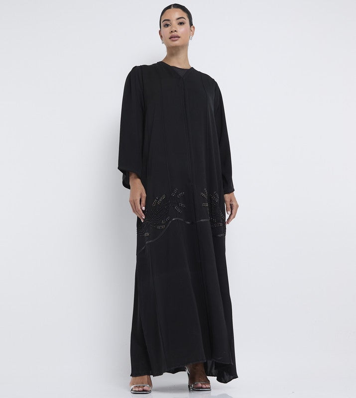 ROZA Stylish Hand Work Abaya - Image 1