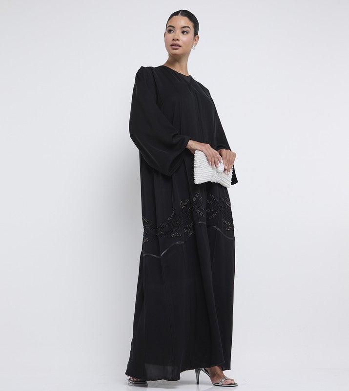ROZA Stylish Hand Work Abaya - Image 5