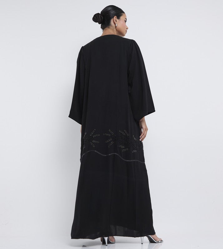 ROZA Stylish Hand Work Abaya - Image 4
