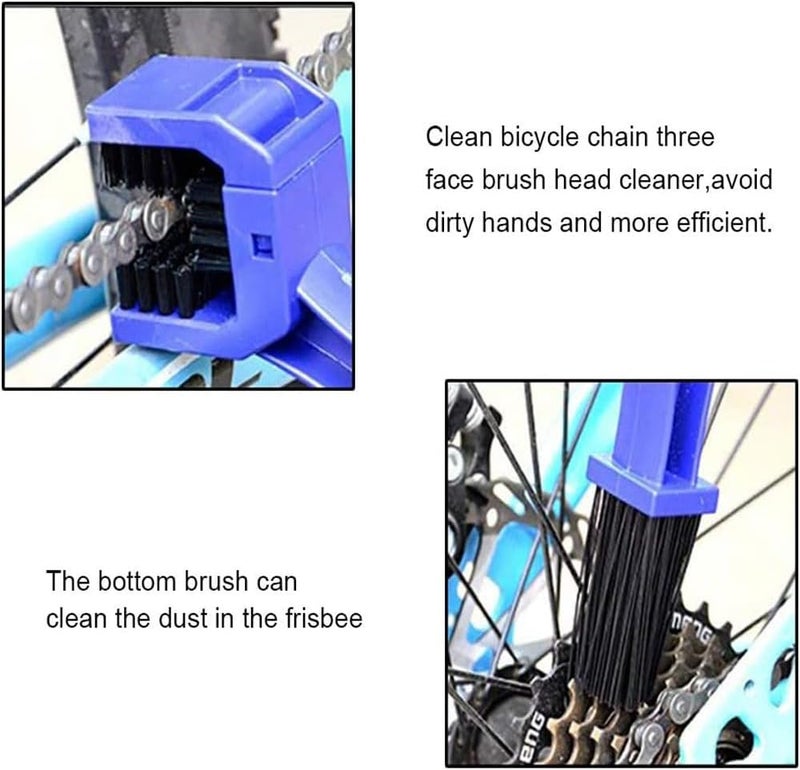 Fongmore Bike Chain Cleaner Kit 4pcs Quick Cleaning Chain Cleaner Gear Brush Maintenance Cleaning Tool Kit Mountain Bike Mountain Bike - Image 4