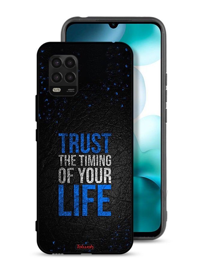 Xiaomi Mi 10 Lite 5G Protective Case Cover Trust The Timing Of Your Life