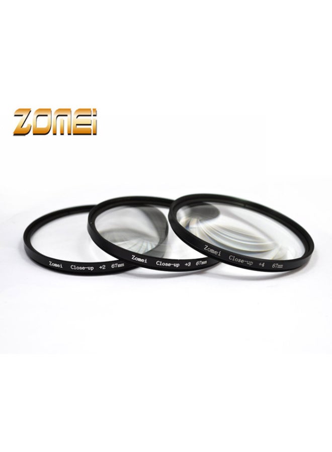 ZOMEI Zhuomei Close-up Lens 62mm Macro Lens +1+2+3+4+8+10 SLR Camera Magnifying Lens Close-up Lens-Color:62mm +3 - Image 3