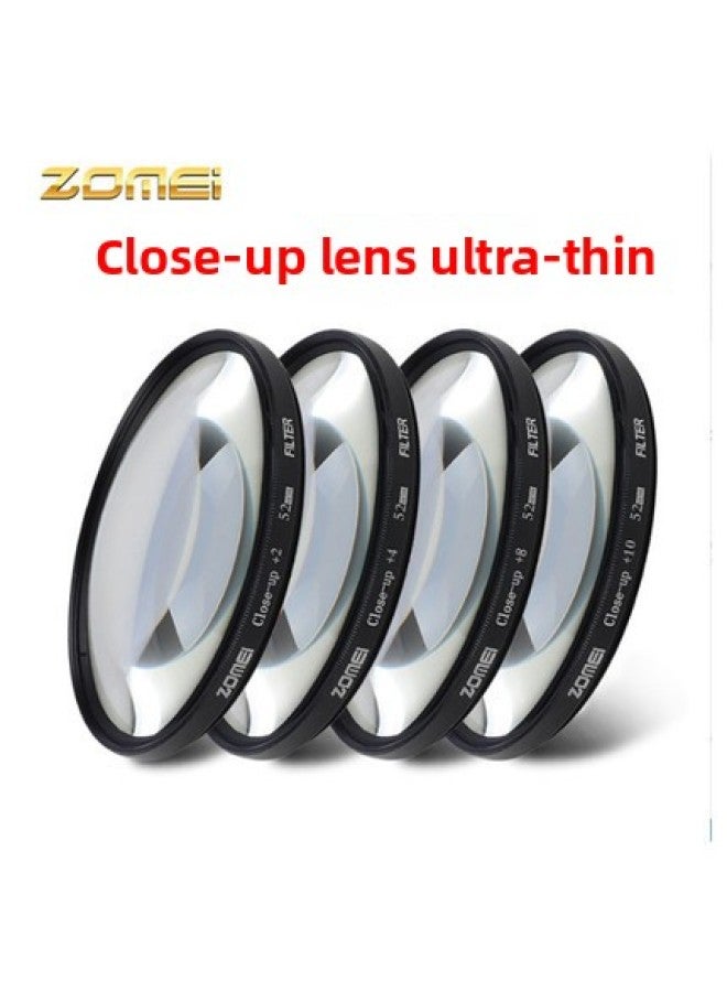 ZOMEI Zhuomei Close-up Lens 62mm Macro Lens +1+2+3+4+8+10 SLR Camera Magnifying Lens Close-up Lens-Color:62mm +3 - Image 2