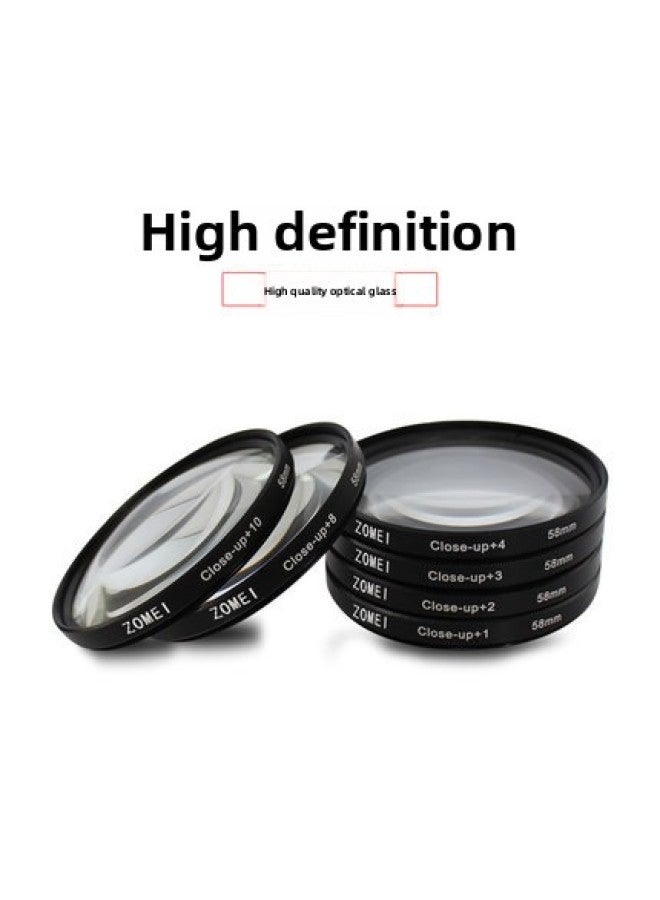 ZOMEI Zhuomei Close-up Lens 62mm Macro Lens +1+2+3+4+8+10 SLR Camera Magnifying Lens Close-up Lens-Color:62mm +3 - Image 4