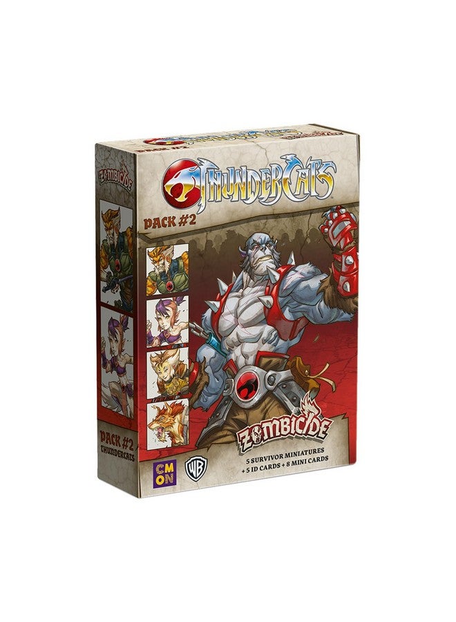 CMON Zombicide Thundercats Character Pack #2 - Expand Your Heroes in Black Plague! Cooperative Strategy Board Game, Ages 14+, 1-6 Players, 60 Minute Playtime, Made by CMON - Image 1