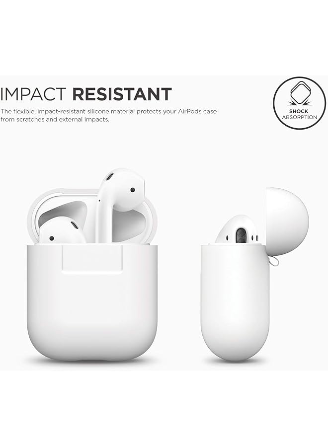 Elago Airpods Silicone Case White - Image 4