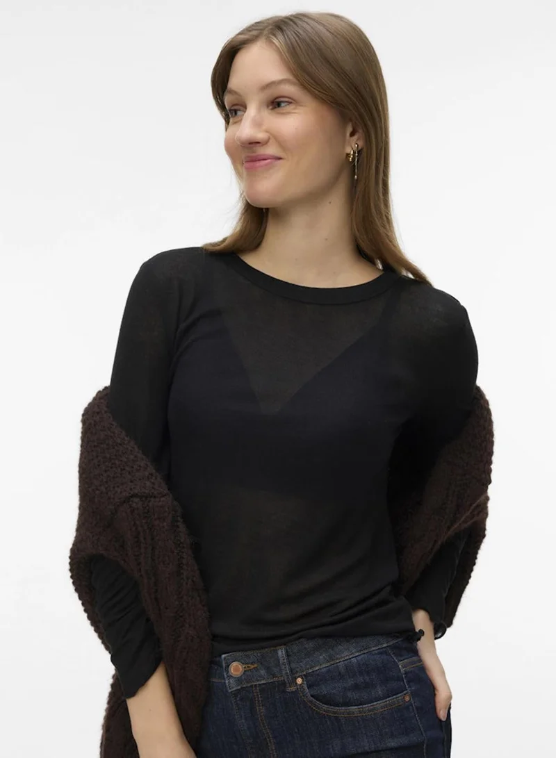 فيرو مودا Long Sleeve Fitted Top