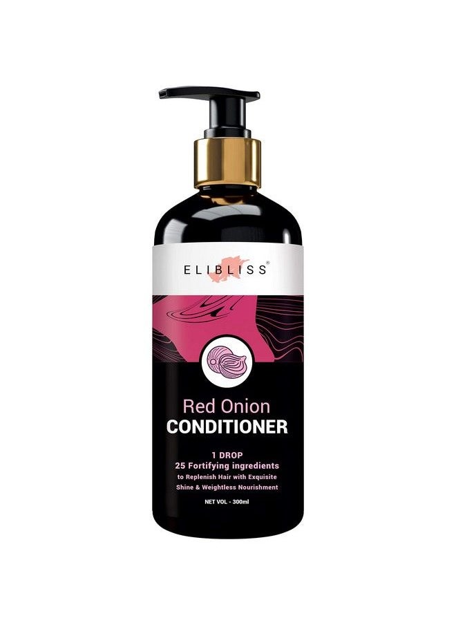 ELIBLISS - Red Onion Conditioner For Hair Growth & Hair Fall Control With Red Onion Seed Oil Extract Black Seed Oil &Hydrolyzed Wheat Protein - Image 1