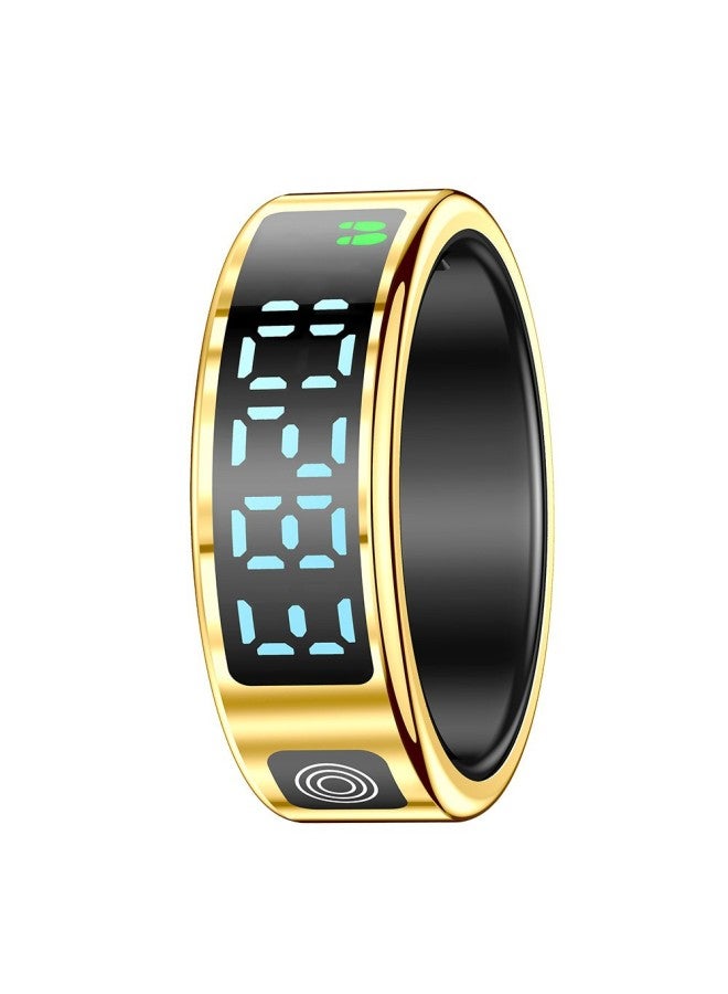 Smart Ring Ring Ring Brush Trembles From A Distance To Read Novels Page Turning Remote Control Photo Time Display Smart Ring-Color:White--charging Compartment - Image 2