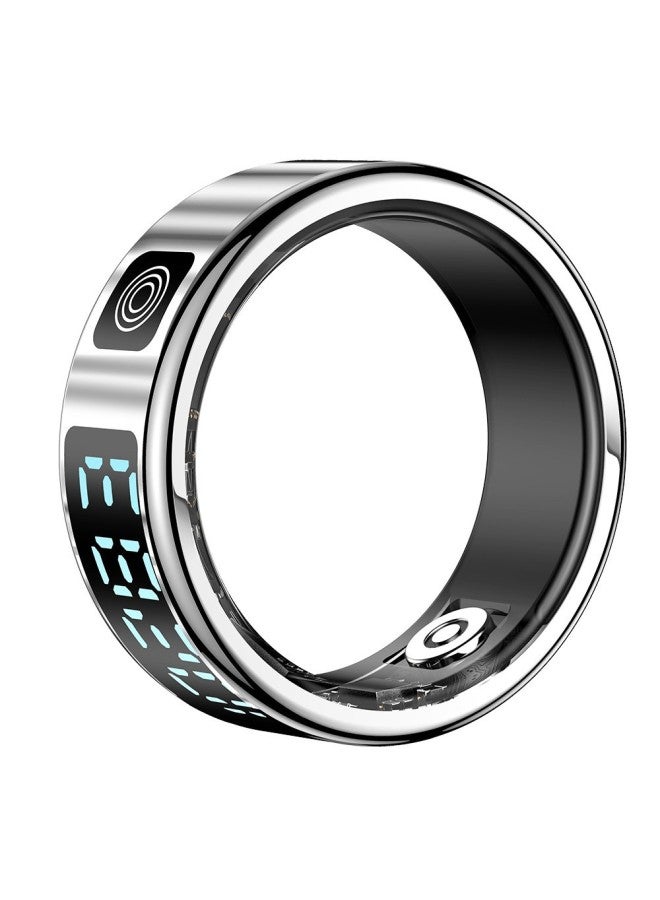 Smart Ring Ring Ring Brush Trembles From A Distance To Read Novels Page Turning Remote Control Photo Time Display Smart Ring-Color:White--charging Compartment - Image 5