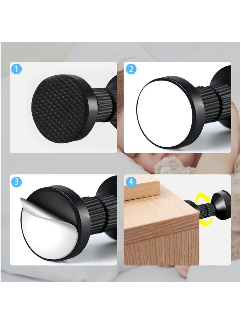 SYOSI Adjustable Headboard Stoppers, Threaded Bed Frame Anti-Shake Tool, Bedside Stopper Prevent Loosening Anti-Shake Fixer, Telescopic Stabilizer, Protect Wall  - Image 5