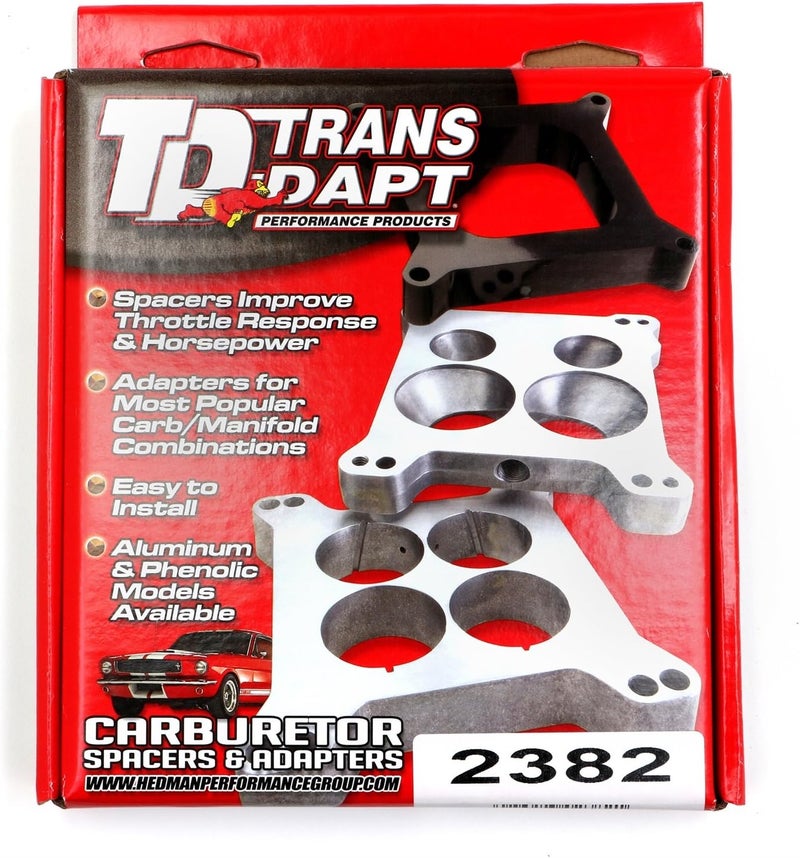 Trans-Dapt Performance فاصل الكربوراتور الفينوليك ترانس-دابت 2382 - Image 1