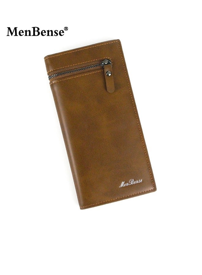 MenBense Men'S Wallet - Multifunctional Large Capacity Fashion Men'S Long Wallet - Multi-Card Slot Zipper Bag Wallet Money Clip Rfid Business Wallet - Image 1