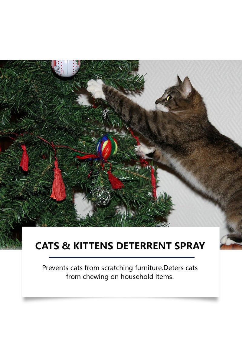YEGBONG Natural Cat Deterrent Spray - 100ml No-Scratch Formula, Furniture Protector with Plant-Based Ingredients, Training Aid to Keep Cats Off Counters/Couches (Indoor Use, Unscented) - Image 3