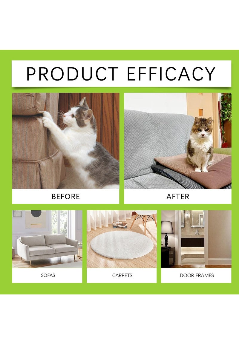 YEGBONG Natural Cat Deterrent Spray - 100ml No-Scratch Formula, Furniture Protector with Plant-Based Ingredients, Training Aid to Keep Cats Off Counters/Couches (Indoor Use, Unscented) - Image 5